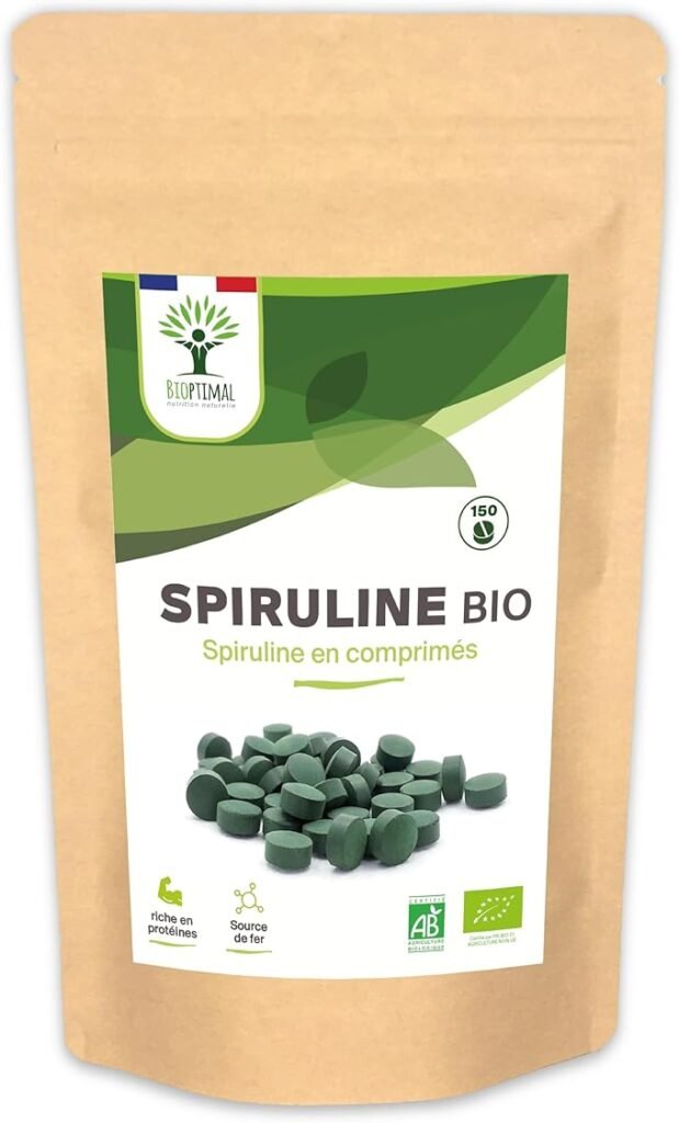 spiruline en poudre bio par bioptimal