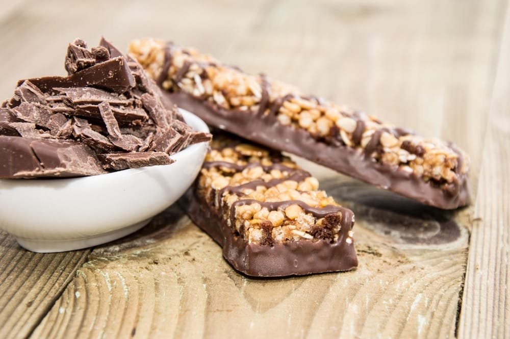 Barre de céréale au chocolat