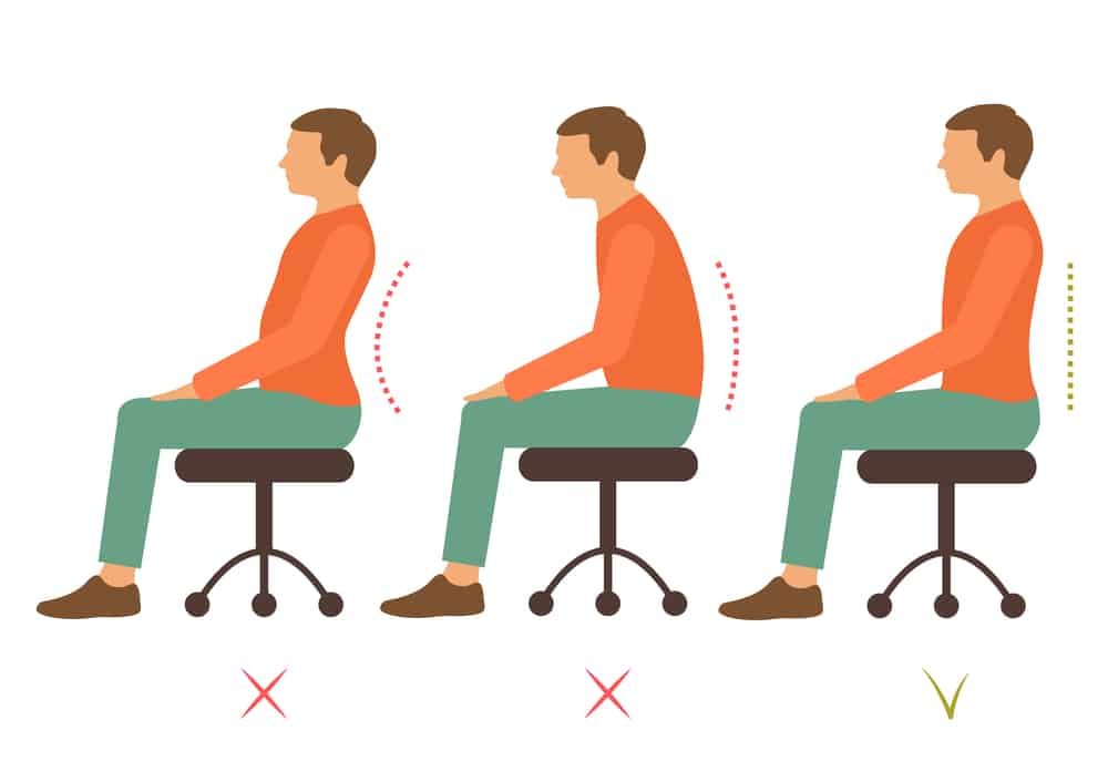 la bonne posture pour les cervicales
