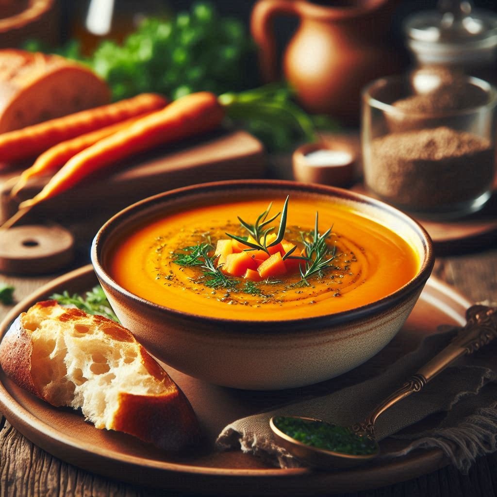 velouté de carottes et cumin