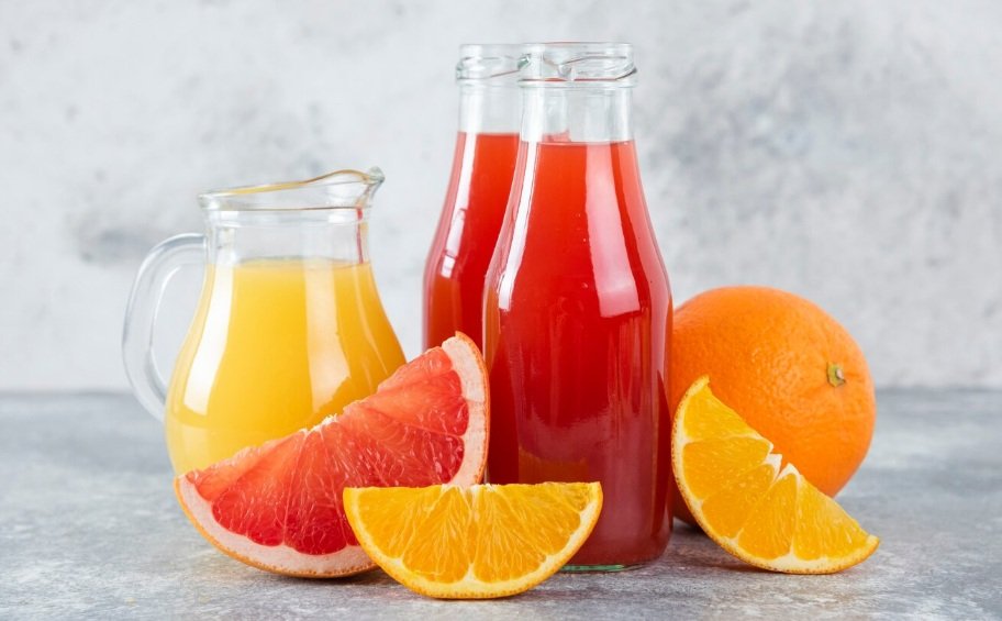 recette de jus d'orange et framboise