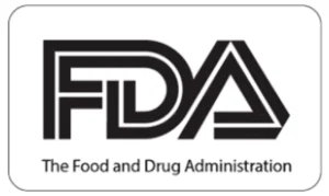 logo de la fda : food and drug administration