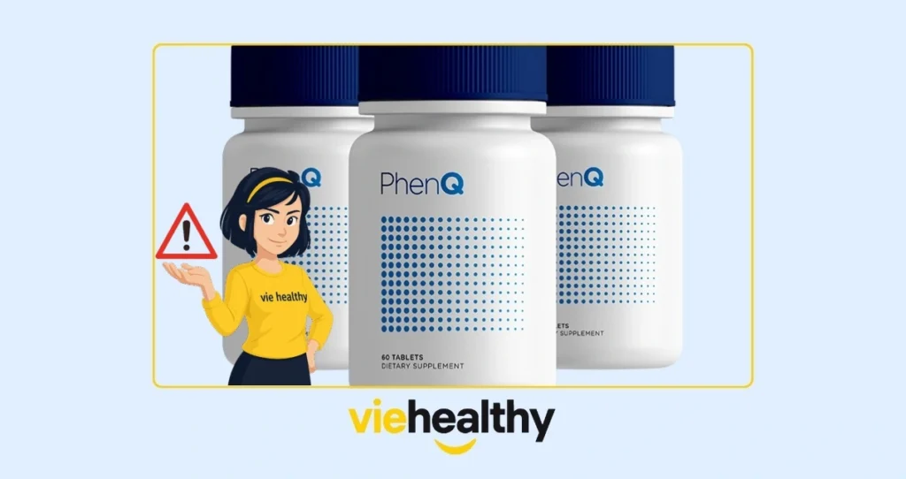 Femme souffrant de troubles digestifs et nausées après la prise de PhenQ